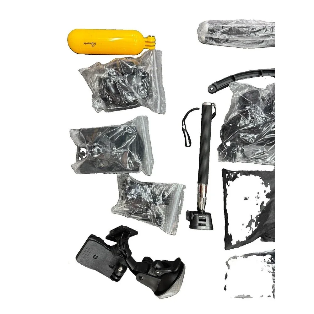 (RB2) Dignerds 50-in-1 Action Camera Accessory Kit GoPro Compatible Mounts Case